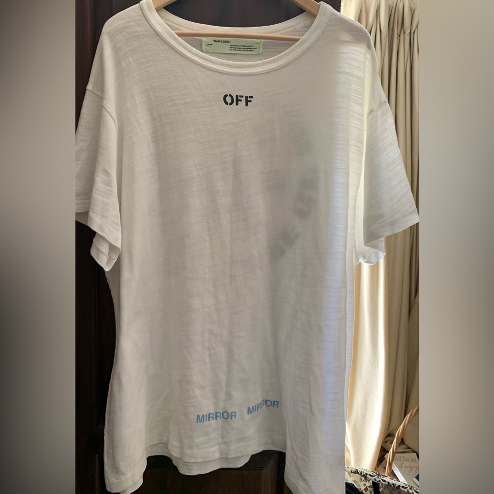 OFF-WHITE Mens White tshirt